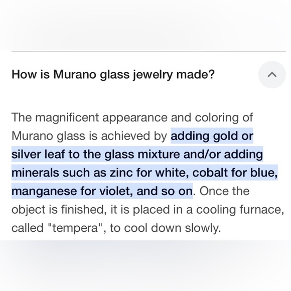 Murano Glass Pendant Necklace - Picture 4 of 4